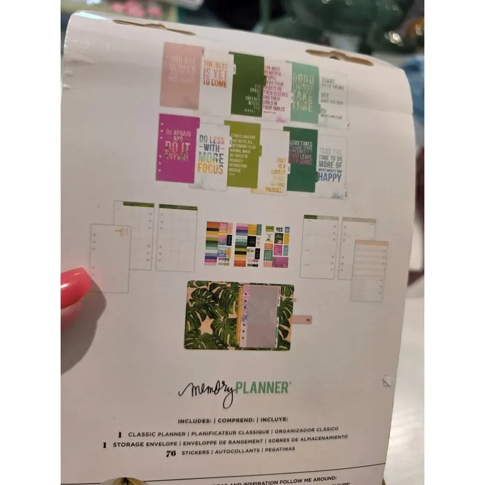 NEW Tropical Planner / Heidi Swapp/ Ring padded binder